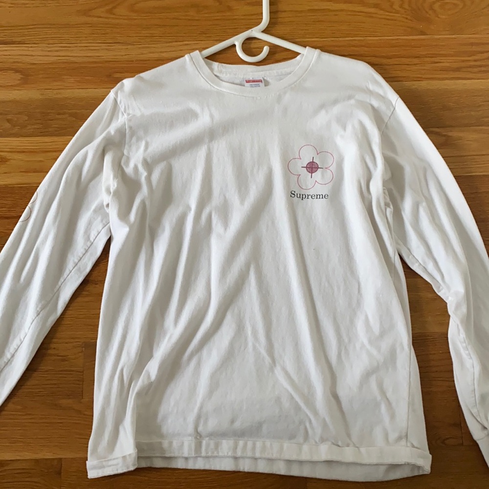 Supreme White Long sleeve